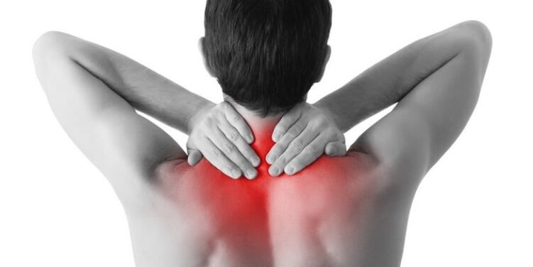 Back pain in the shoulder blades